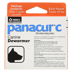 2. Panacur C Canine Dewormer